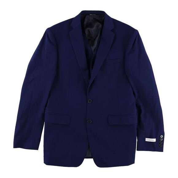 Calvin Klein Mens Extra Slim-Fit Vested Two Button Blazer Jacket NWT